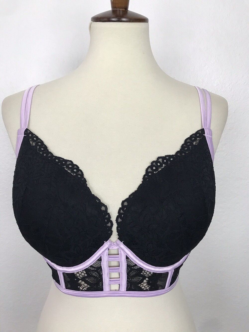 Bras N Things Lingerie Underwire Floral Lace Push Up Bra